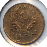 Russia/USSR 1940 5 kopecks and 1941 2 kopecks, 2 BU pieces