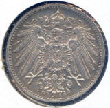 Germany/Empire 1914-G silver 1 mark nice AU