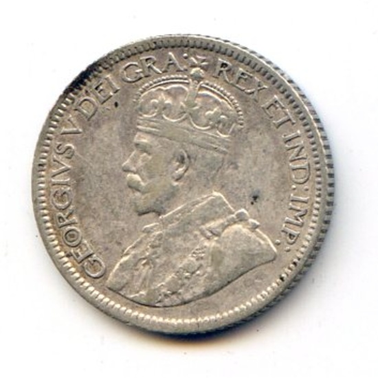 Canada 1931 silver 10 cents XF