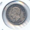 Ecuador 1912 silver 1/2 decimo AU