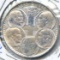 Greece 1963 silver 30 drachmai 5 Kings BU