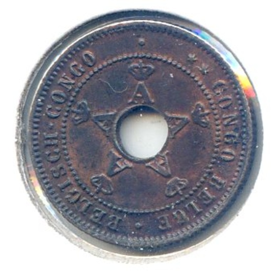 Belgian Congo 1910 1 centime UNC BN