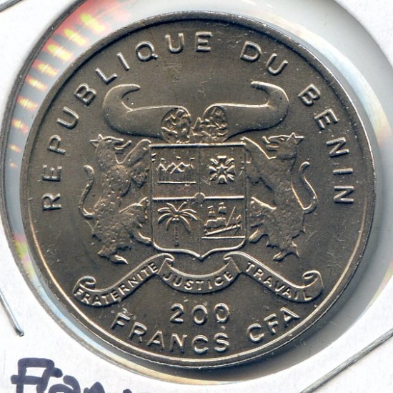 Benin 1995 200 francs Hansa-Brandenburgh BU