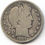USA 1905-S Barber half-dollar VG