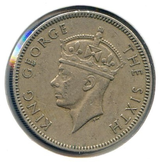 British Honduras 1952 and 1962 25 cents, 2 pieces