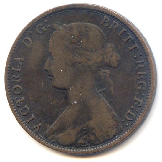 Canada/New Brunswick 1861 large cent about VF