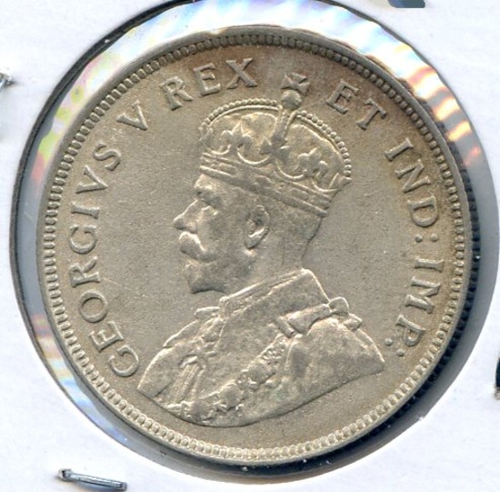 East Africa 1922 silver 1 shilling XF