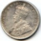 India/British 1918 silver rupee UNC