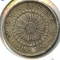 Japan 1907 silver 50 sen good VF