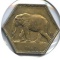 Belgian Congo 1943-47 set of 3 elephant coins, VF to XF