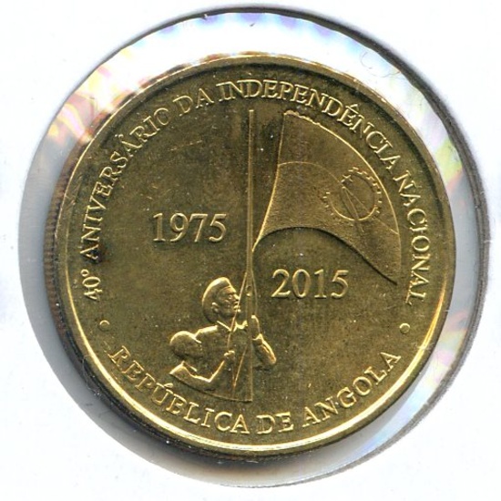 Angola 2012-15 kwanza coinage, 7 BU pieces