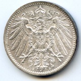 Germany/Empire 1912-A silver 1 mark UNC