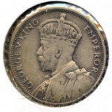 Mauritius 1936 silver 1/4 rupee VF
