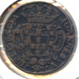 Portugal 1737 5 reis VF
