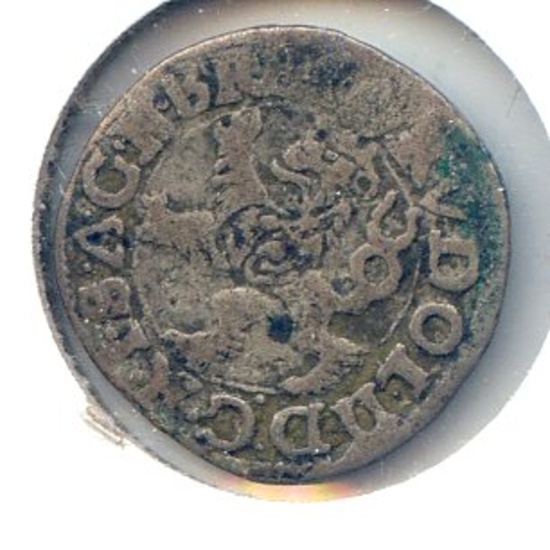 Bohemia 1594 silver maley groschen VF