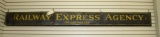 RAILWAY EXPRESS AGENCY INCORPORATED PORCELAIN SIGN, 119