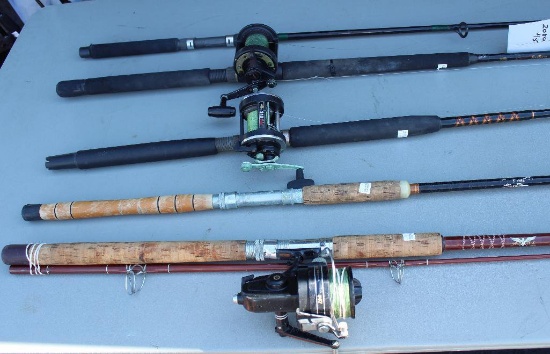 LOT OF 5 RODS,
