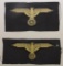 German WWII SS Sleeve Eagles