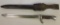 German WWI Bayonet with Ground Sawback