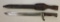 German WWI Bayonet with Ground Sawback