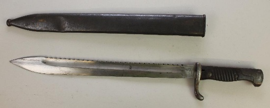 German WWI Sawback Bayonet