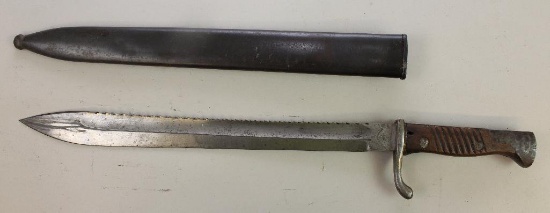 German WWI Sawback Bayonet