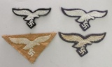 Grouping of German WWII Luftwaffe Breast Eagles