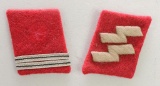 Italian WWII SS Collar Tabs