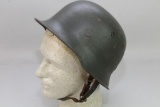 German WWII M34 Fire/Police Helmet