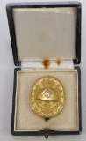 Cased German WWII Wound Badge in Gold
