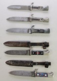 Grouping of German WWII Hitler Youth Knives (Parts)
