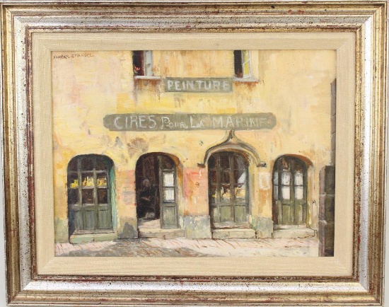 Frank Lewis Emanuel (1866-1948, UK) Storefront Scene