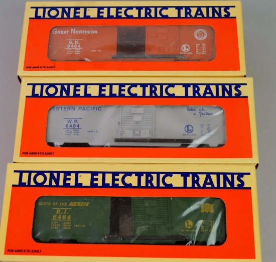 Lionel Boxcar Grouping
