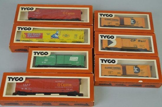 Tyco HO Locomotive Grouping of 7