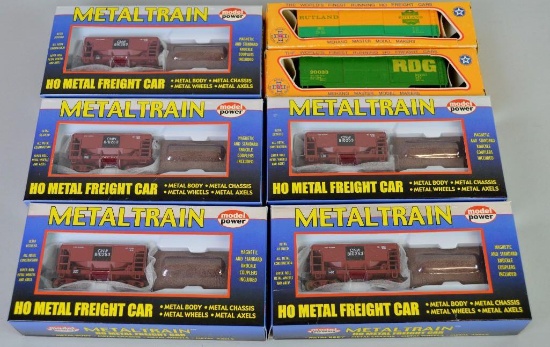 HO Mehano Master Model Makers Grouping of 2; and Model Power Freight Cars (5)