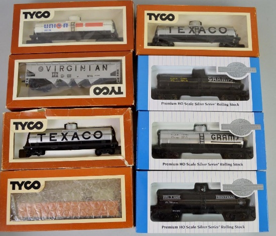 Bachmann Silver Series and Tyco Tankers and Hoppers