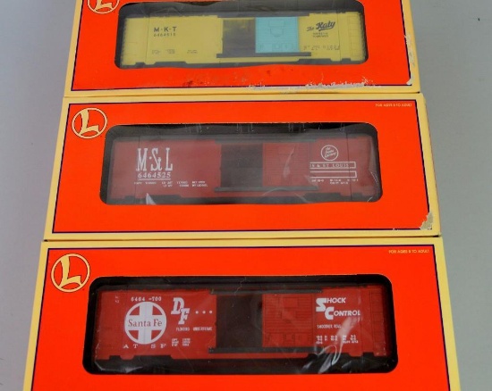 Lionel Box Car Grouping