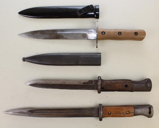 Grouping of German WWII Edged Weapons