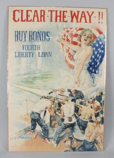 US WWI 4th Liberty Loan Poster