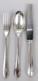 Formal Silver Plated Flatware Breakfast Place Setting for Hitler/Ribbentrop/Reich Chancellery