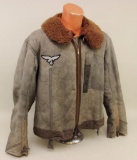 German WWII Luftwaffe Leather Flight Jacket