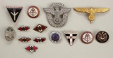 German WWII Organizational Pins