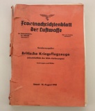 German WWII Aircraft Recognition Folio-British Aircraft