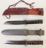 Pair of US WWII Knives