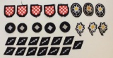 Grouping of German WWII SS Insignia and Others