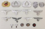 Grouping of German WWII Military Insignia