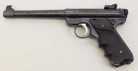 Ruger Mark II Target semi-automatic pistol.