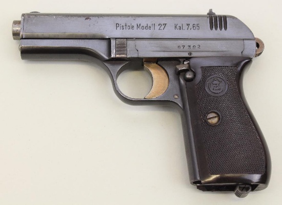 CZ Modell 27 semi-automatic pistol.