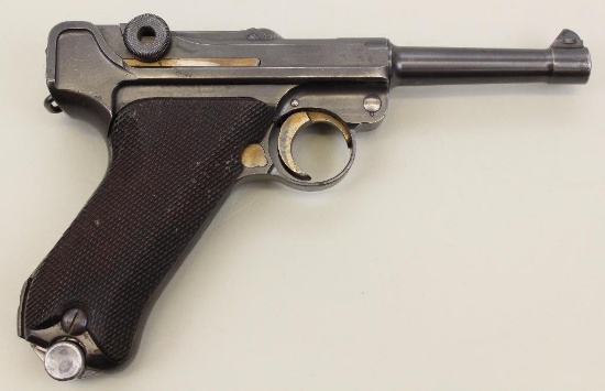 Mauser S/42 P08 Luger semi-automatic pistol.