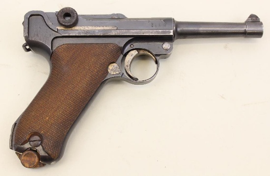 DWM P08 Luger semi-automatic pistol.